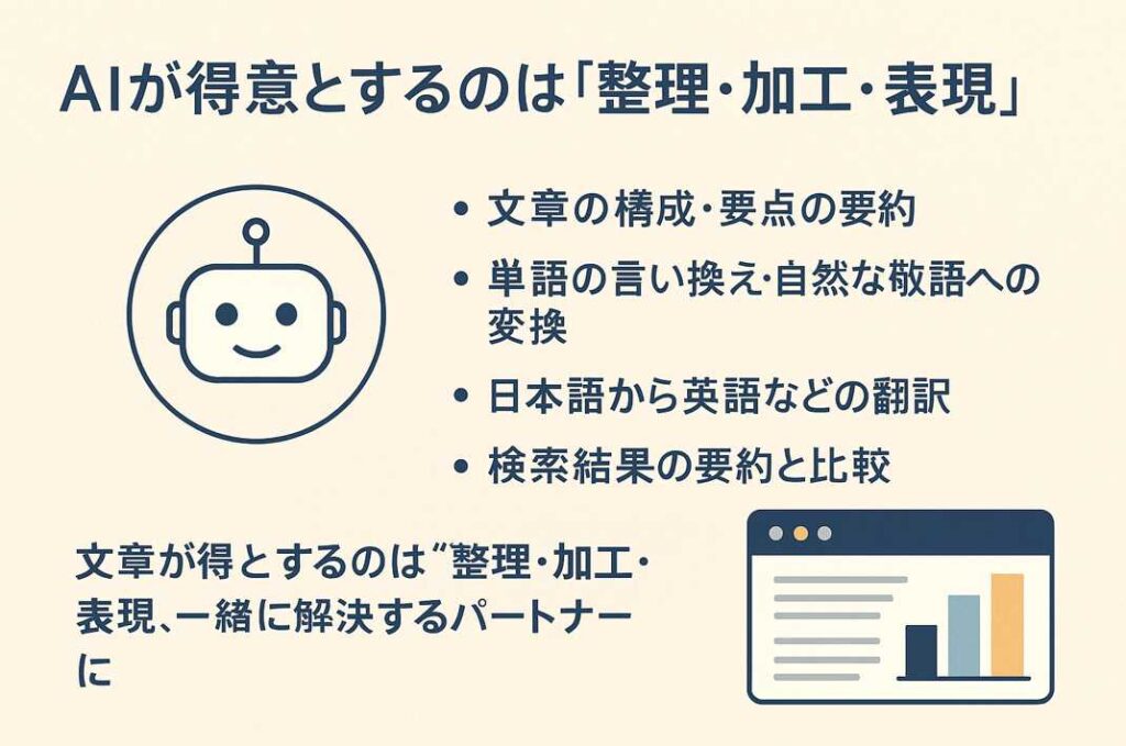 AI導入により消える仕事・拡張される仕事・新たに生まれる職種を図解したイラストマトリクス